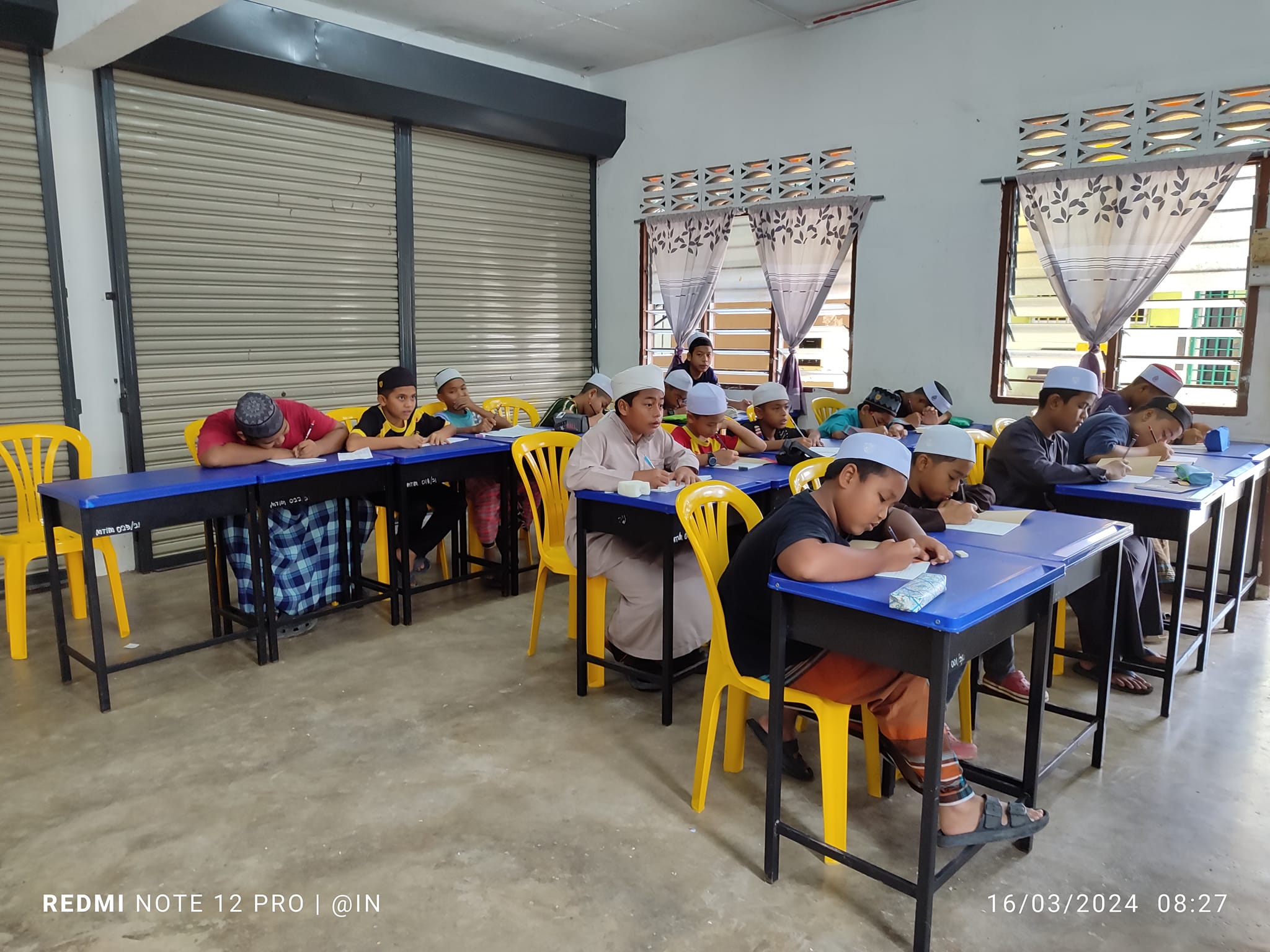 Kelas Bahasa Melayu yang pertama bagi sesi baru.
