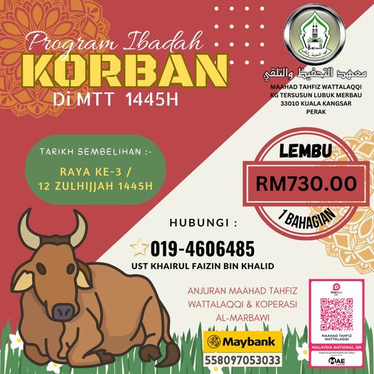 BELUM MENYERTAI IBADAH KORBAN???